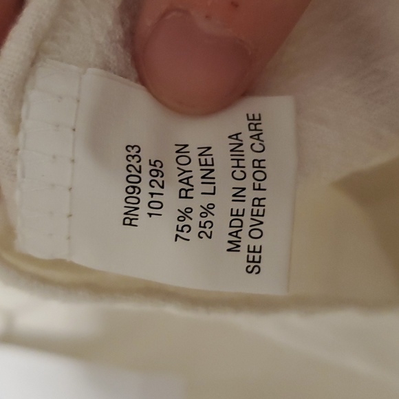 LA hearts white crop top with tie a neck line - Picture 3 of 4